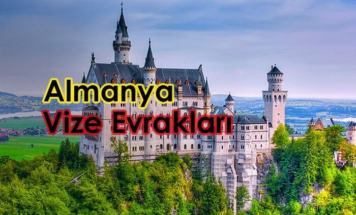 Almanya vizesi için gerekli evraklar