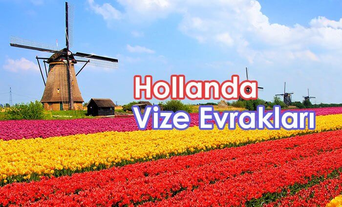 hollanda vizesi için gerekli evraklar